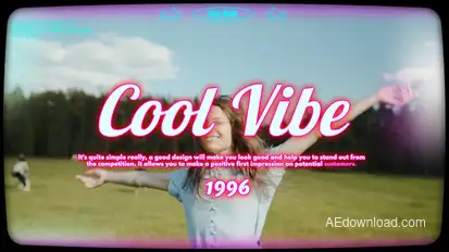 Cinema Typography Titles template preview