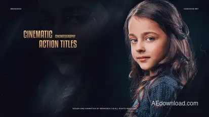 Cinematic Action Titles Opener Titles template preview