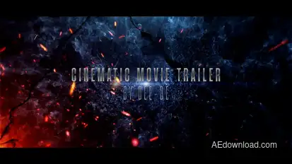 Cinematic action trailer broadcast-packages template preview
