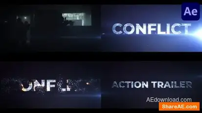 Cinematic Action Trailer | After Effects Openers template preview