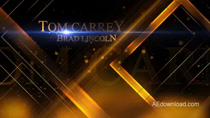 Cinematic Awards Luxury Titles template preview