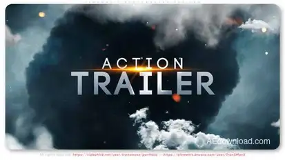 Cinematic Blockbuster Trailer Titles template preview