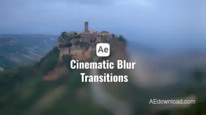 Cinematic Blur Transitions Elements template preview