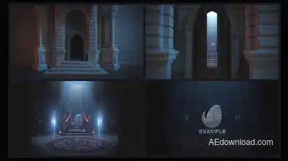 Cinematic Castle Logo Reveal Logo Stings template preview