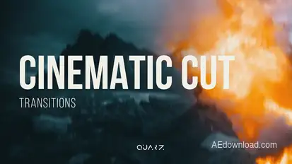 Cinematic Cut Transitions for After Effects Elements template preview