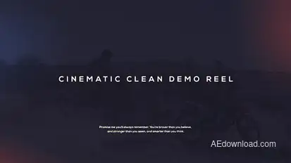 Cinematic Demo Reel Video Displays template preview