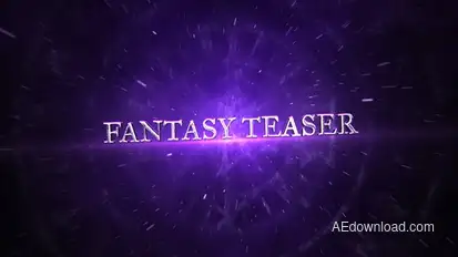 Cinematic Fantasy Teaser Video Displays template preview