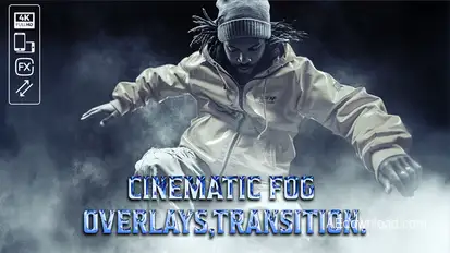 Cinematic Fog Overlays Transitions Overlays Bundle Vertical Version Included Elements template preview