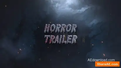 Videohive Cinematic Horror Movie Trailer Openers template preview