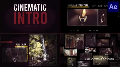 Cinematic Intro Slideshow for After Effects Openers template preview