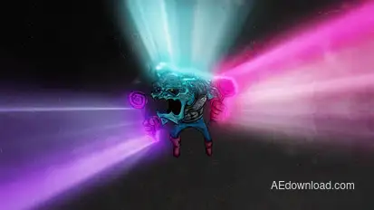 Light Rays Logo Logo Stings template preview