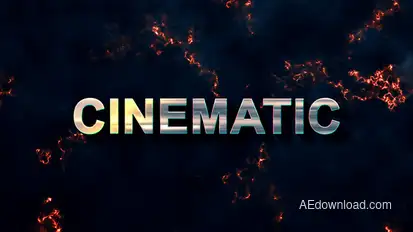 Cinematic Logo and Title Titles template preview