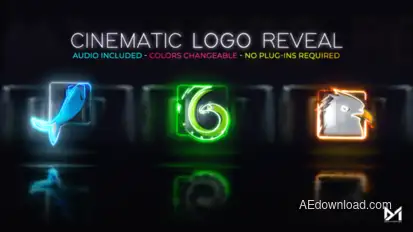 Cinematic Logo Reveal Logo Stings template preview