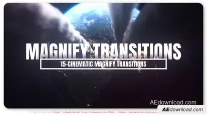Cinematic Magnify Transitions Pack Elements template preview
