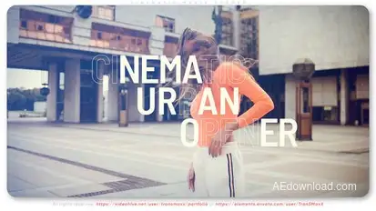 Cinematic Media Opener Openers template preview