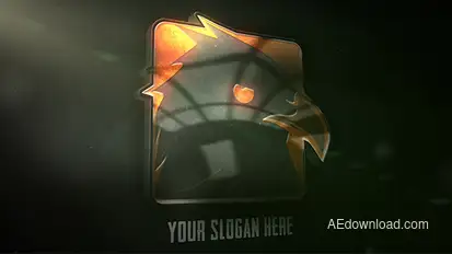 Cinematic Metal Logo Reveal Logo Stings template preview