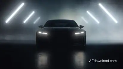 Cinematic Motorsport Car Logo Reveal 2 Logo Stings template preview