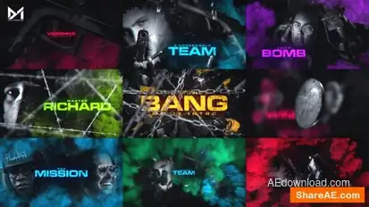 Cinematic Movie Trailer Openers template preview