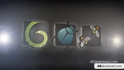 Cinematic Movie Lights - Logo Reveal Logo Stings template preview