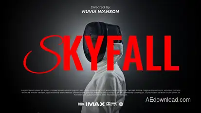 Cinematic Movie Title Titles template preview