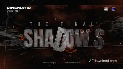 Cinematic Movie Trailer Title Titles template preview