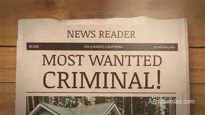 Cinematic Newspaper Openers template preview