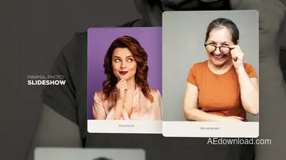 Cinematic Photo Slideshow Video Displays template preview