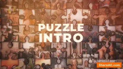 Cinematic Puzzle Intro Openers template preview