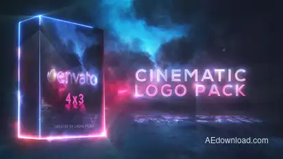 Cinematic Saber Logo Pack Logo Stings template preview