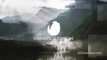 Cinematic Slideshow Video Displays template preview
