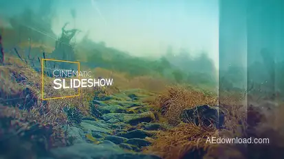 Modern Cinematic Slideshow Video Displays template preview