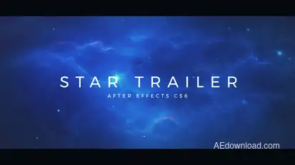 Cinematic Star Trailer Titles template preview