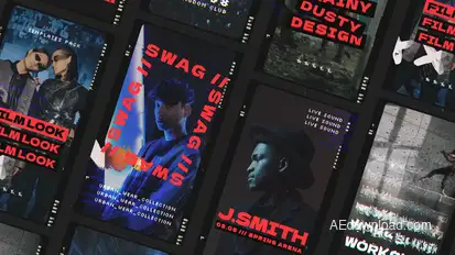 Cinematic Stories Openers template preview