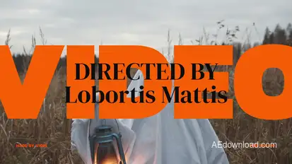 Cinematic Titles Infographics template preview