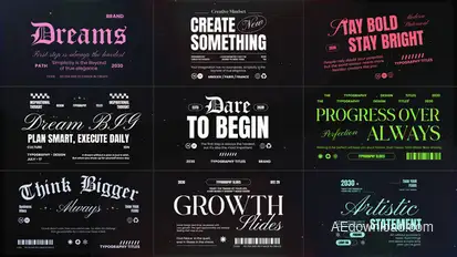 Cinematic Titles Vol. 01 Titles template preview