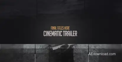 Cinematic Trailer Openers template preview