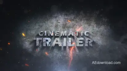 Cinematic Trailer Openers template preview