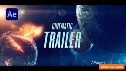 Cinematic Trailer Openers template preview