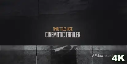 Cinematic Trailer in 4K Openers template preview