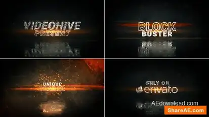 Cinematic Trailer Intro // Shatter Trailer // Movie Trailer Openers template preview