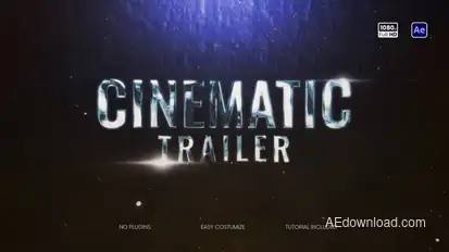Cinematic Trailer Title Titles template preview