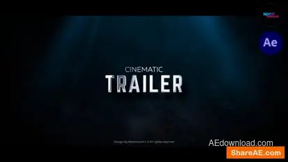 Cinematic Trailer Title Openers template preview