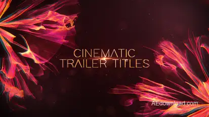 Cinematic Trailer Titles Titles template preview