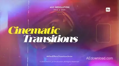Cinematic Transitions Elements template preview