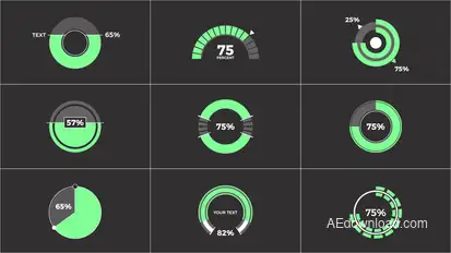 Circle Infographic Infographics template preview