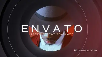 Circle Motion Slideshow | Cinematic Opener Video Displays template preview