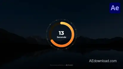 Circle Countdown Timers II Elements template preview