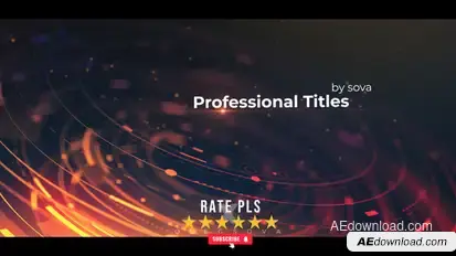 Circles Lines Particles Logo Titles template preview