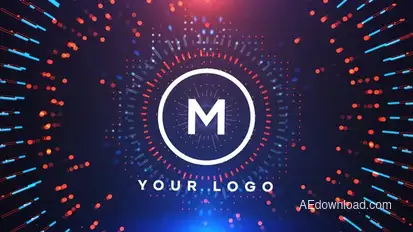 Circles Logo Reveal Logo Stings template preview