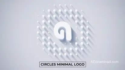 Circles Minimal Logo Reveal (12 in 1) Logo Stings template preview